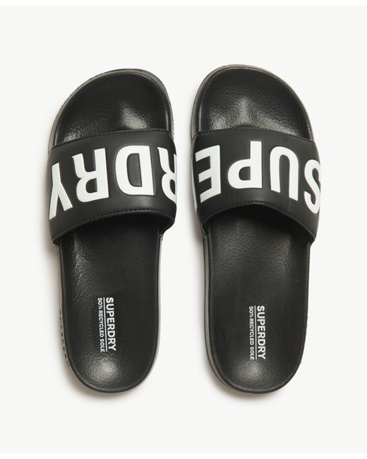 Superdry & Co Black Badeschuh