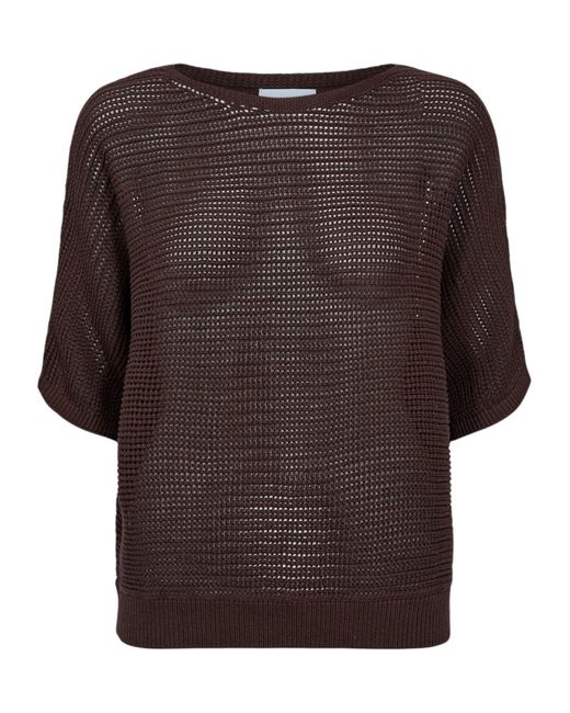 Numph Brown Strickpullover Nuerikka Pullover