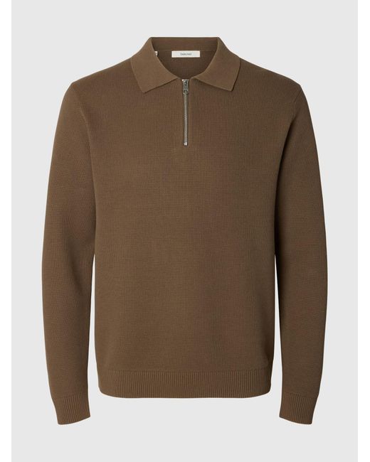 SELECTED Pullover in Natural für Herren