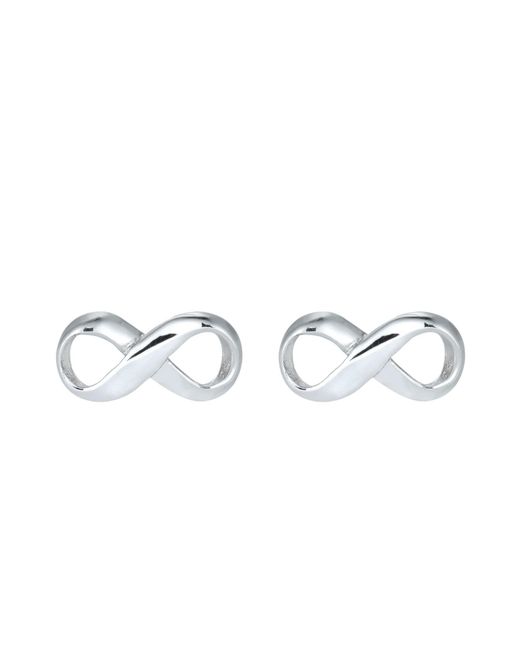 Elli Jewelry Metallic Ohrringe Infinity