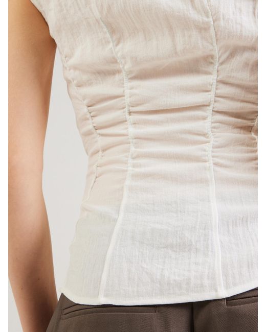 Weekday White Bluse 'Alec'