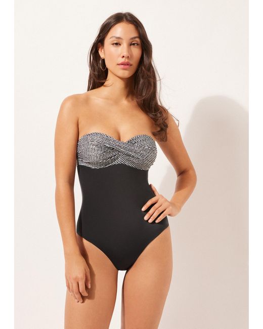 Calzedonia Blue Shapingbadeanzug