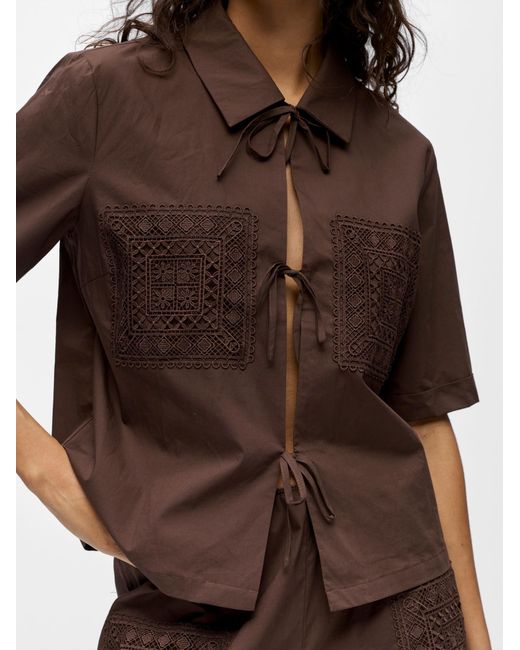 Object Brown Bluse Objdidde Hope