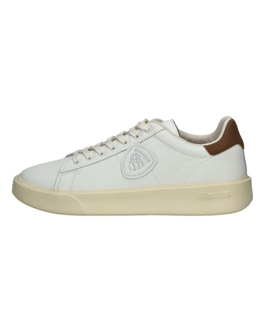 Blauer Sneaker in White für Herren