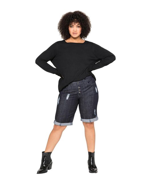 Sheego Black Pullover