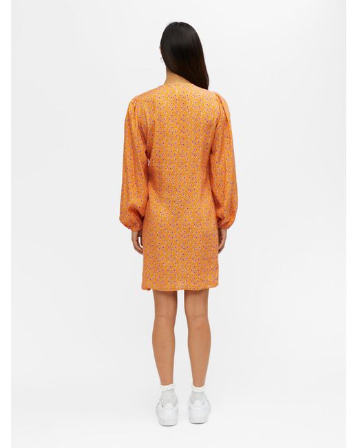 Object Orange Kleid 'villo'