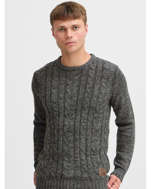 Solid Pullover Philemon in Gray für Herren