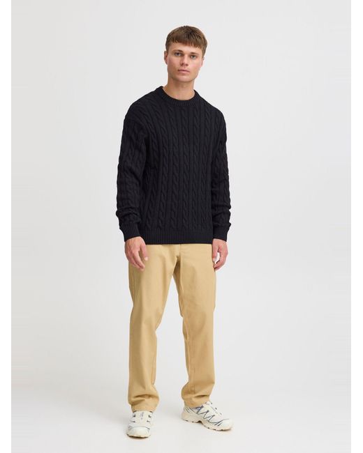 Solid Pullover Malcolm in Black für Herren