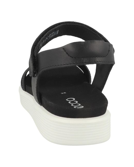 Ecco Black Sandale