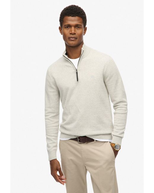 Superdry & Co Pullover Essentials in Gray für Herren