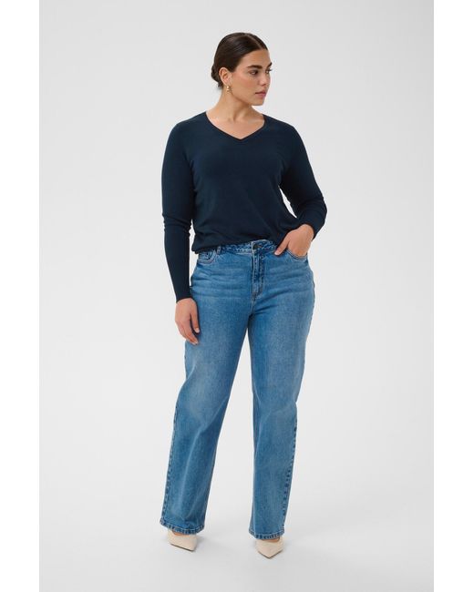 Kaffe Blue Pullover Kclizzy
