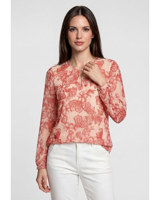 Usha Red Bluse