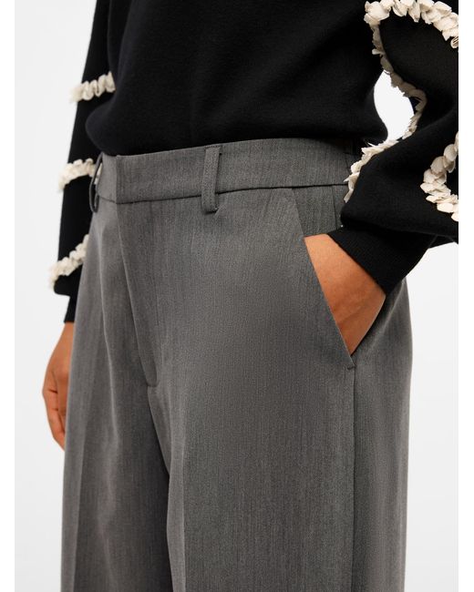 Object Gray Bügelfaltenhose