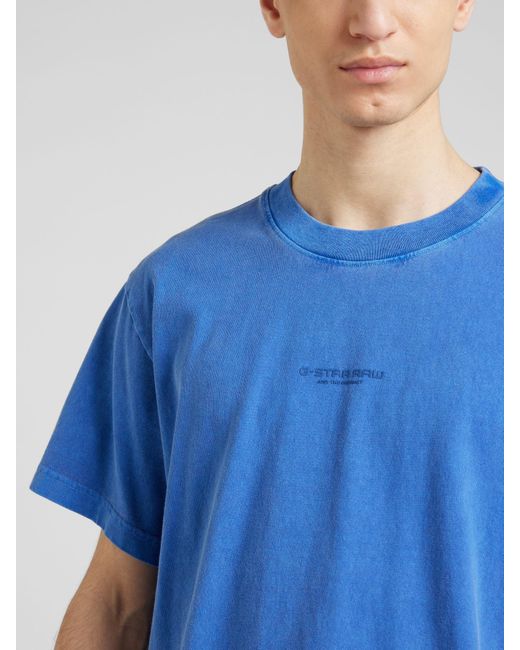 G-Star RAW T-shirt in Blue für Herren