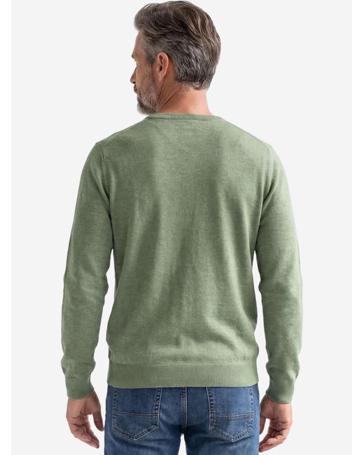 Redmond Pullover Basic in Green für Herren