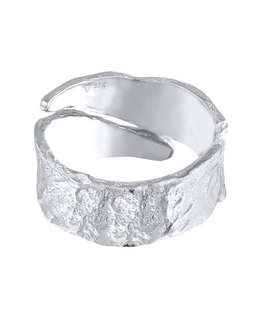Kuzzoi Ring in Metallic für Herren