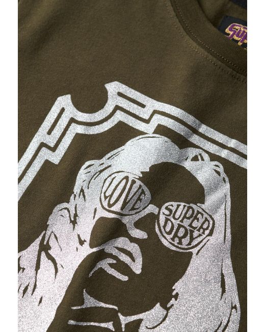 Superdry Green T-Shirt 'Pop Archive'