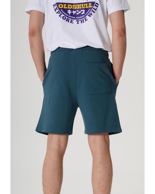Oldskull Sweatshorts Basic Osk in Blue für Herren