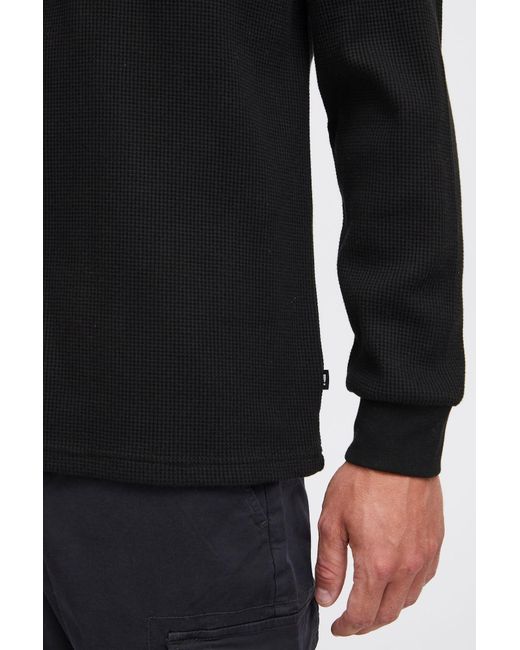 Solid Sweatshirt Halwest in Black für Herren