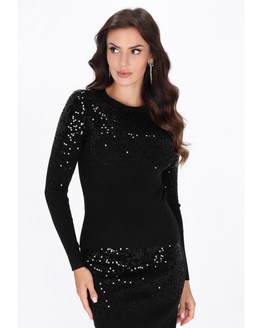 faina Black Pullover