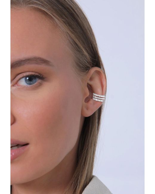 Elli Premium White Ohrringe Earcuff