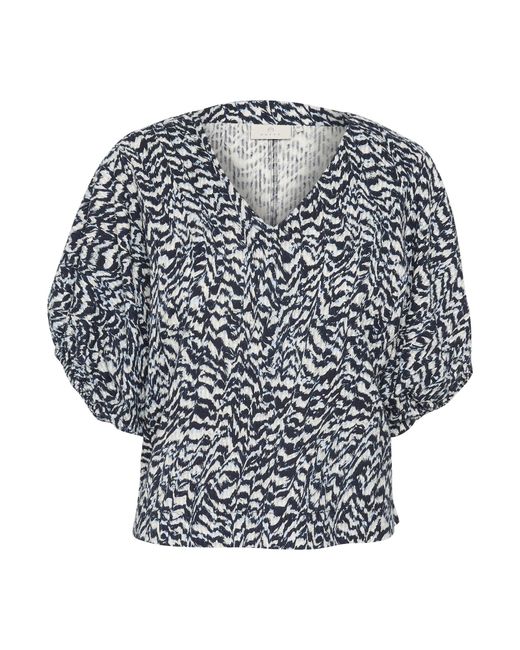 Kaffe Gray Bluse Ruffalo