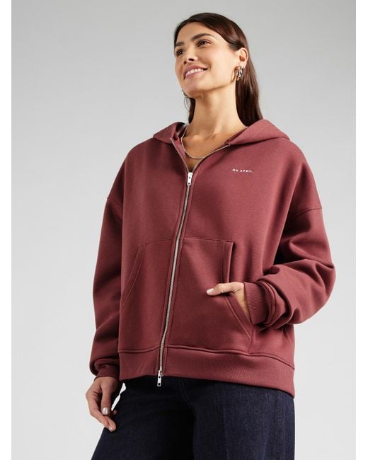 Oh April Red Sweatjacke