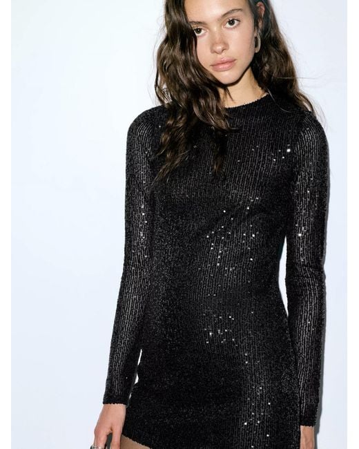Pull&Bear Black Kleid Pacific