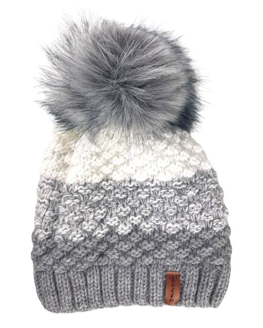 Kumixi Gray Mütze Set: Mütze & Loop Schal