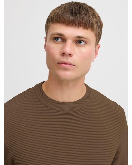 Solid Pullover Valencia in Brown für Herren