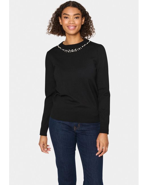 Saint Tropez Black Pullover