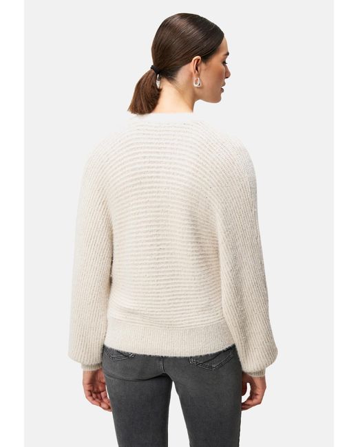 Zero White Strickjacke