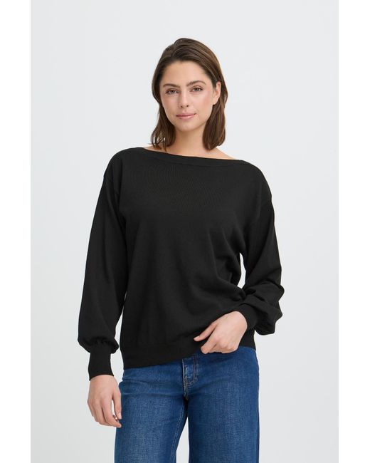 Ichi Black Pullover Ihluls
