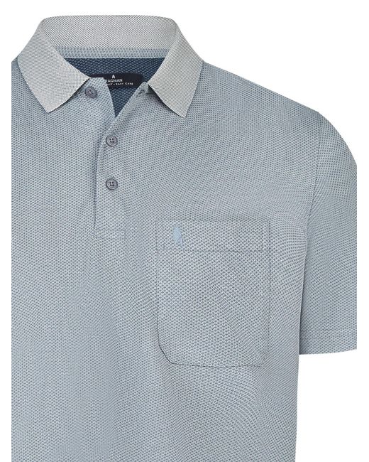 RAGMAN Shirt Basic in Blue für Herren