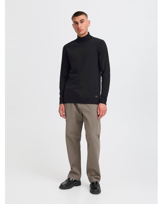 Solid Rollkragenpullover Sdakalmo in Black für Herren