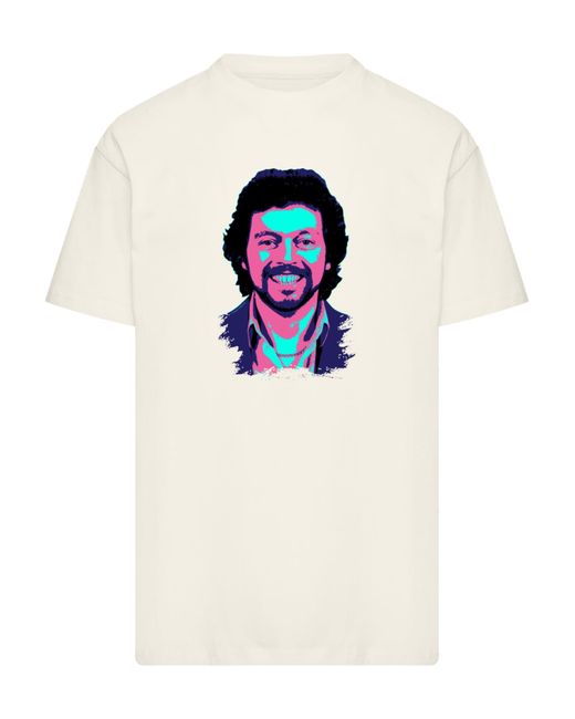 F4NT4STIC Shirt Tv Times Jeremy Beadle 1982 Pop Art in White für Herren