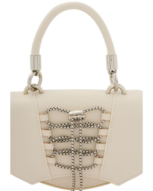 faina White Handtasche