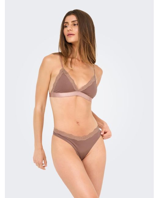 ONLY Brown String Onlvicky