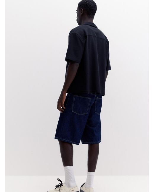 Pull&Bear Hemd in Black für Herren