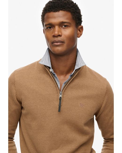 Superdry & Co Pullover Essentials in Brown für Herren