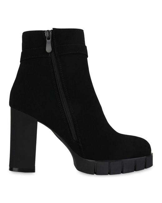VAN HILL Black Stiefelette 'Isabella'
