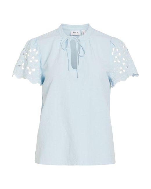 Vila Blue Bluse Pipa
