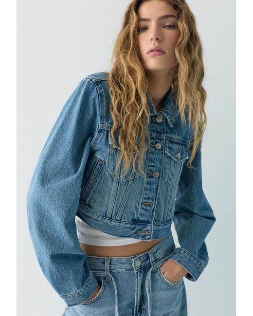 Pull&Bear Blue Jacke