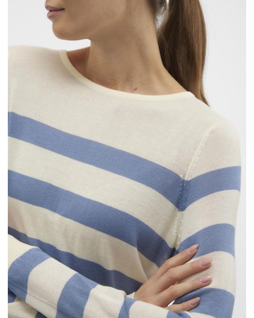 Vero Moda White Pullover 'Nova'