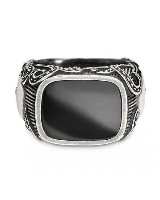 Caï Ca Ring in Black für Herren