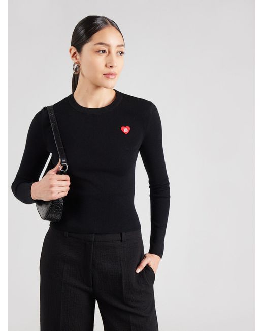 HUGO Black Pullover Sarpha