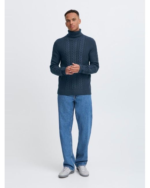 Blend Rollkragenpullover Bhbasim in Blue für Herren