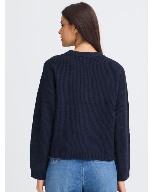Oxmo Blue Strickpullover