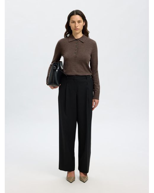 SELECTED Brown Pullover Slfthea
