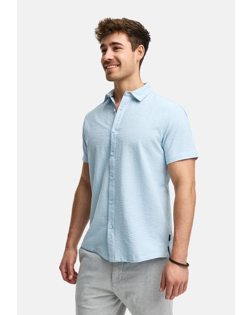 INDICODE Hemd Maribo in Blue für Herren